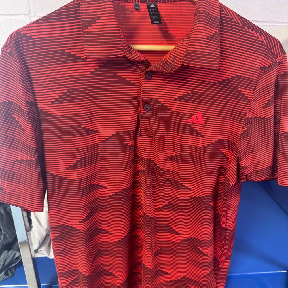 Adidas Golf Clima Cool Golf Men’s Polo Sz Small Excellent